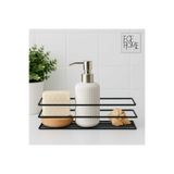 EGE HOME STORE Ömür boyu paslanmaz yapışkanlı banyo ve mutfak düzenleyici raf