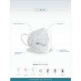 Ege Maske 4014-K Ffp2 Nr N95 Ventilsiz Maske 25'li