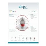 EGE MASKE Ffp3 701 Nr N99 Ventilli Katlanır Maske 50 ADET