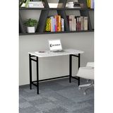 Ege Modüler Katlanabilir Çalışma Masası Katlanır Masa - 50x80 - Beyaz Mermer