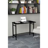 Ege Modüler Katlanabilir Çalışma Masası Katlanır Masa - 50x80 - Siyah Mermer