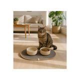 EGE ÖRGÜM Kedi Beslenme Paspası Kedi Servis Altlığı 50x30 cm