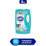 Ege Sahilleri Kokusuna Sahip ABC Yumuşatıcı 5 Litre 50 Yıkama İçin Özel Formül - 5 lt