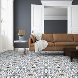 Ege Seramik 20x20 cm Mavi Alpha Yer Seramiği