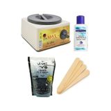 Ege Sir Dpr Max Ağda Makinesi+ Vi-Vet Granül Siyah İnci Ağda 250 G + Meliswax Ağda Yağı + Spatula x 5