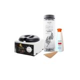 Ege Sir Profesyonel Ağda Makinası Seti, Arcade Filmwax Silver Gilding 400 Gr, Magicare Temizleme Yağı 150 ml