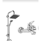 Ege Solar 2'li Set Robot Duş Seti Tepe Yağmurlama Duş ve Banyo Bataryası