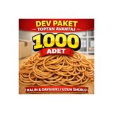 EGE TOPTAN GIDA 1000 Adet Paket Lastiği Kalın Dayanıklı Esnek | Toptan Koli Paketleme Lastiği Uzun Ömürlü