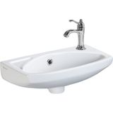 Ege Vitrifiye Ege Vit Lissa 28X45 cm Batarya Delikli Lavabo - Yok - Beyaz