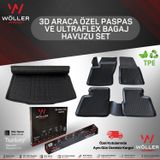 Egea Cross Paspas Bagaj Havuzu 2021 Sonrası 3d Wöller Ultraflex Set