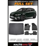 Egea Cross Stepneli Bagaj Havuzu+4.5d Havuzlu Paspas Seti 2018 Model - Siyah