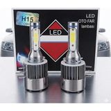 Egea Uyumlu Gündüz Farı H15 Beyaz LED Xenon Far Ampulü 8000 Lümen 2 Adet
