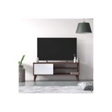 Egecan Mobilya Barok 110 Cm Tv Ünitesi Tv Sehpası Tv Standı Kitaplık Ceviz