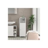 Egecan Mobilya Tek Kapaklı 3 Raflı Banyo Dolabı Havlu Dolabı Sabunluk Kiler Dolabı Erzak Dolabı Çamaşır Dolabı Beyaz