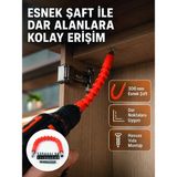 Egecen 12 Parça Esnek Bits Uç Seti 300 mm Esnek Şaftlı Tornavida Uç Seti - EC001Z-561PC1 - Çok Renkli