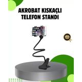 Egecen Akrobat Masaüstü Mandallı Telefon Tutucu 360 Derece Dönebilen - EC001Z-55V991 - Çok Renkli