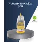 Egecen Çok Fonksiyonlu Tornavida Seti Telefon ve Bilgisayar Uyumlu - EC001Z-56F9L8 - Çok Renkli