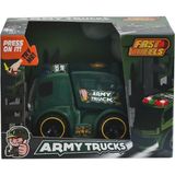 Egecen ER-246 Fast Wheels Asker Kamyonu -Erdem Oyuncak - 10 cm