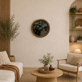 Egecen Eskitme Legacy Aynalı 40 x 40 cm Duvar Saati - Belirtilmemiş - Pembe