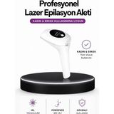 Egecen Ipl Teknolojili Erkek ve Kadın Kullanımına Uygun Lazer Epilasyon Cihaz - EC001Z-560KA3 - Çok Renkli
