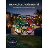 Egecen Şarjlı Futbol Topu Tasarımlı Mini Drone LED Aydınlatmalı Akıllı - EC001Z-560OP2 - Çok Renkli