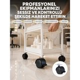 Egecen Zemin Korumalı Kilitli Ayak Tekerlek Seti 6 cm - EC001Z-561CB7 - Çok Renkli