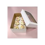 EgeConcept 6 LI CUPCAKE KUTUSU BEYAZ 25x17x11