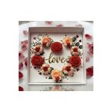 EgeConcept KALP CUPCAKE KUTUSU ASETAT PENCERELİ 35x35x11 VE LOVE PLEKSİ
