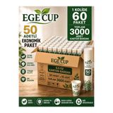 EGECUP KARTON BARDAK 6,5 OZ 3000 ADET