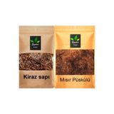 egeden doğal gıda Mısır Püskülü Çayı 50 gr Kiraz Sapı 50 gr Yaz Kürü