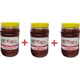 Ege'den Her Yere Domates Salçası 1 kg + Tatlı Biber Salçası 1 Kg. + Acı Biber Salçası 1 Kg. Üç Lezzet Bir Arada