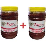 Ege'den Her Yere Domates Salçası 1 kg + Tatlı Biber Salçası 1 Kg.-Iki Lezzet Bir Arada - 2 kg