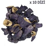 Ege'den Her Yere Egeden Her Yere Antep Patlıcan Kurusu 1.kalite Dolmalık Uç 10 Dizi (490-500 Adet) - 10 Adet