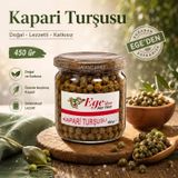 Egeden Her Yere Kapari Turşusu Doğal Ev Yapımı 450 G