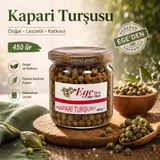 Ege'den Her Yere Kapari Turşusu Doğal Ev Yapımı Farklı Gramajlarda Tercih Sizin (450 gr ve 850 Gr)