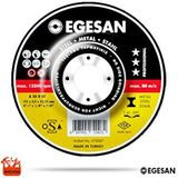 Egefleks Egesan Metal Kesici Disk Spiral Flex Taşı 115 Mm (115x3 Küçük Boy)