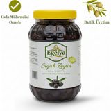 Egelya Gemlik Yağlı Siyah Sele Zeytin 1 kg | Doğal Fermantasyon, Katkısız, Dengeli Tuzlu