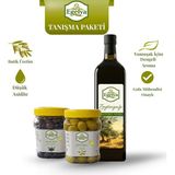 Egelya Natürel Sızma Zeytinyağı 1 L + Kırma Yeşil Zeytin Paketi | Düşük Asidite, Yumuşak İçim, Doğal Fermente - 1 lt