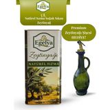 Egelya Natürel Sızma Zeytinyağı 5 L Teneke | 0,5 Asit, Yumuşak Içim, Dengeli Lezzet, Premium Zeytinyağı Yağdanlık Hediye - 5 lt
