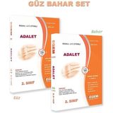 Egem Aöf 2. Sınıf Adalet Güz ve Bahar Dönemi 3. ve 4. Yarıyıl Konu Anlatımlı Soru Bankası (Set)