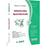 Egem Eğitim Yayınları 3. Sınıf Konaklama İşletmeciliği Konu Anlatımlı Soru Bankası-Güz Dönemi(5. Yarıyıl)