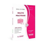 Egem Eğitim Yayınları 4. Sınıf 8. Yarıyıl Maliye Politikası Konu Anlatımlı Soru Bankası - Kod 4457 / 9786054871537 (Çok Renkli)