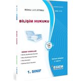 Egem Eğitim Yayınları AÖF 1. Sınıf Bilişim Hukuku Bahar Dönemi Konu Anlatımlı Soru Bankası