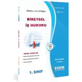 Egem Eğitim Yayınları AÖF 1. Sınıf Bireysel İş Hukuku Güz Dönemi Konu Anlatımlı Soru Bankası