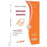 Egem Eğitim Yayınları Aöf 2. Sınıf Anayasa Hukuku Güz Dönemi Konu Anlatımlı Soru Bankası