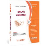 Egem Eğitim Yayınları Aöf 2. Sınıf Emlak Yönetimi Güz Dönemi Konu Anlatımlı Soru Bankası