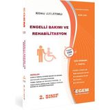 Egem Eğitim Yayınları AÖF 2. Sınıf Engelli Bakım ve Rehabilitasyon Konu Anlatımlı Soru Bankası-Güz Dönemi(3. Yarıyıl)