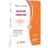 Egem Eğitim Yayınları Aöf 2. Sınıf Işletme Yönetimi Güz Dönemi Konu Anlatımlı Soru Bankası