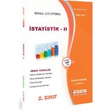 Egem Eğitim Yayınları AÖF 2. Sınıf İstatistik-II Bahar Dönemi Konu Anlatımlı Soru Bankası