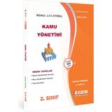 Egem Eğitim Yayınları Aöf 2. Sınıf Kamu Yönetimi Bahar Dönemi Konu Anlatımlı Soru Bankası